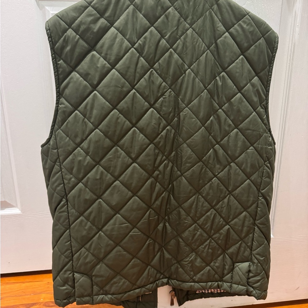 Brooks Brothers Olive Quilted Vest - Picture 2 of 6